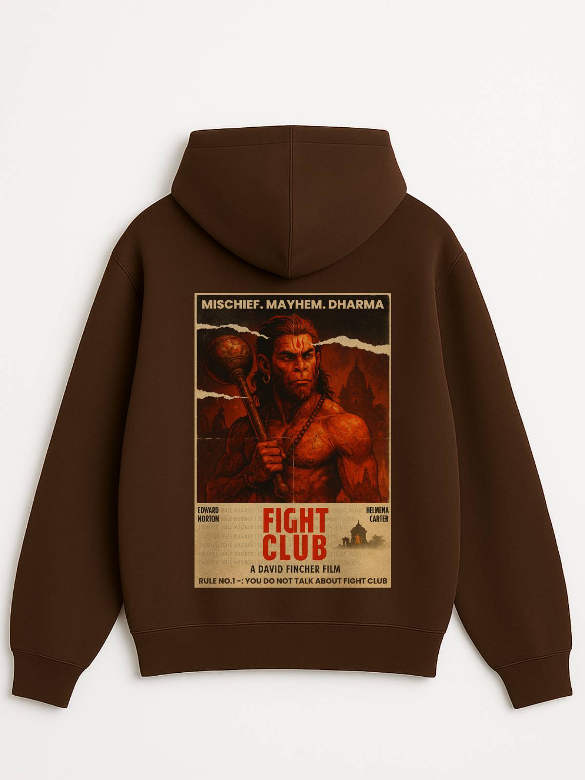 Hanuman Fight Club : Heavyweight Hoodie
